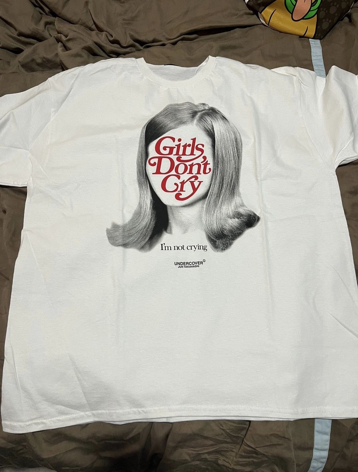 Undercover Verdy x Undercover Girls Don't Cry Tee Shirt White Size XL |  Grailed