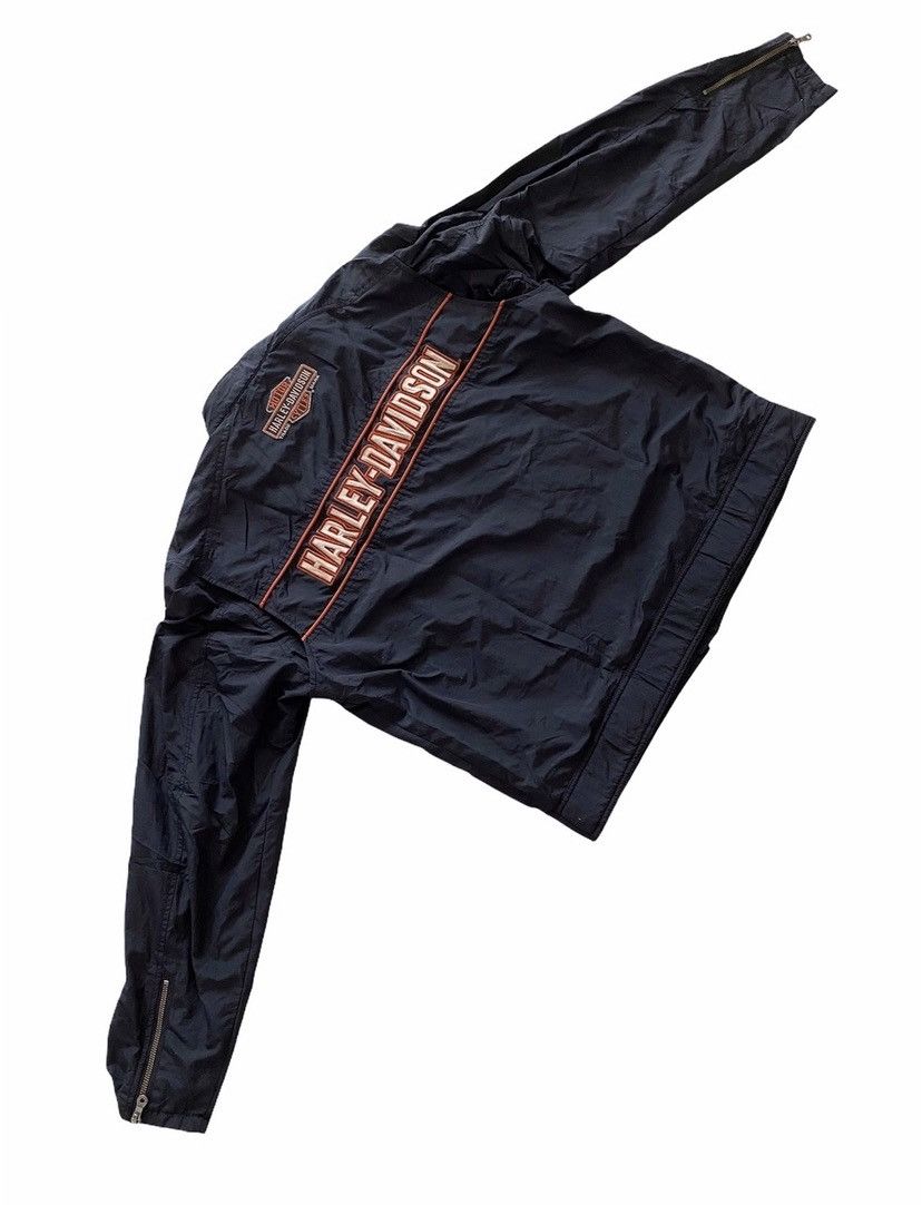 Harley Davidson Vintage Harley Davidson Jacket embroidery Logo nice design Size US L / EU 52-54 / 3 - 3 Thumbnail