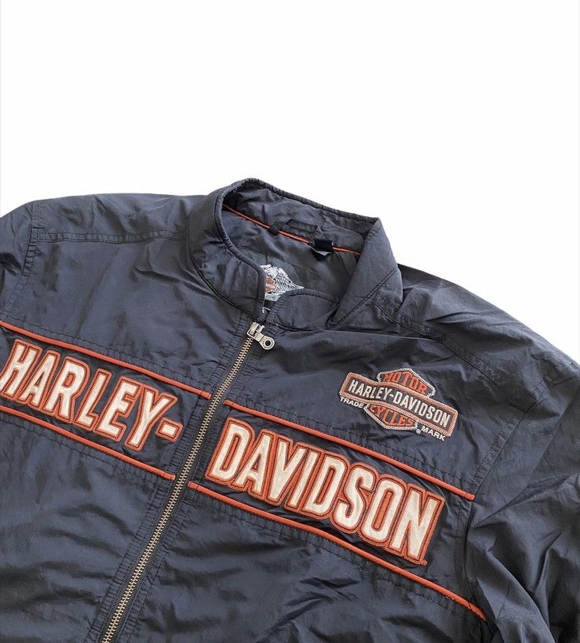 Harley Davidson Vintage Harley Davidson Jacket embroidery Logo nice design Size US L / EU 52-54 / 3 - 5 Thumbnail