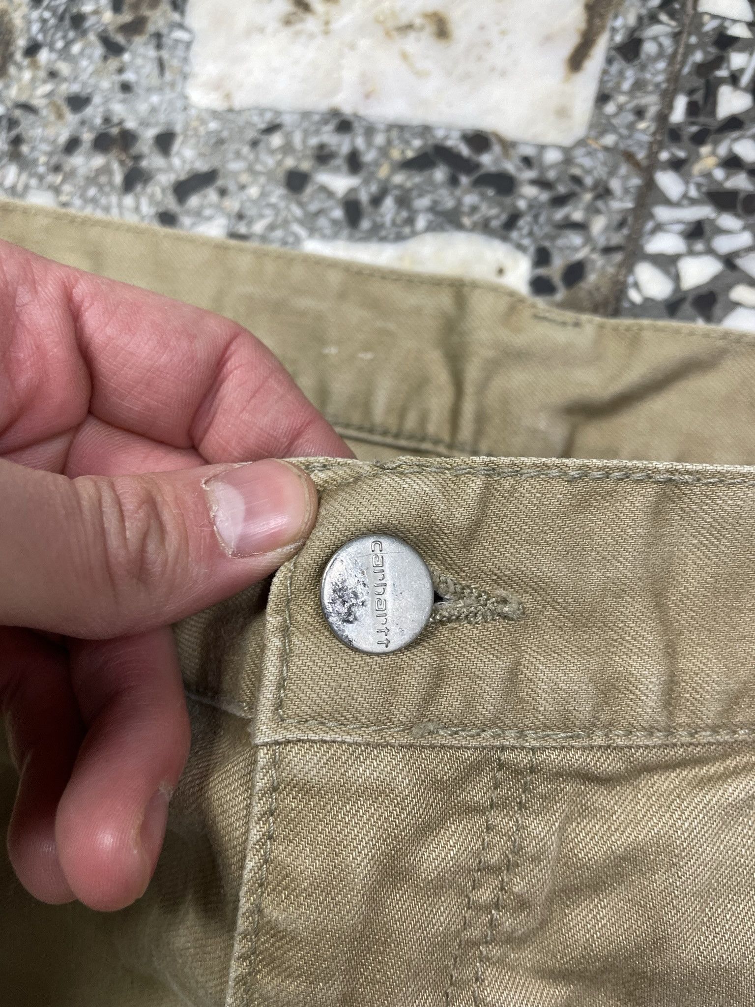 Carhartt × Carhartt Wip VINTAGE CARHARTT SLIM BEIGE BROWN ZIGGY PANTS JEANS 32X32 Size US 32 / EU 48 - 5 Thumbnail