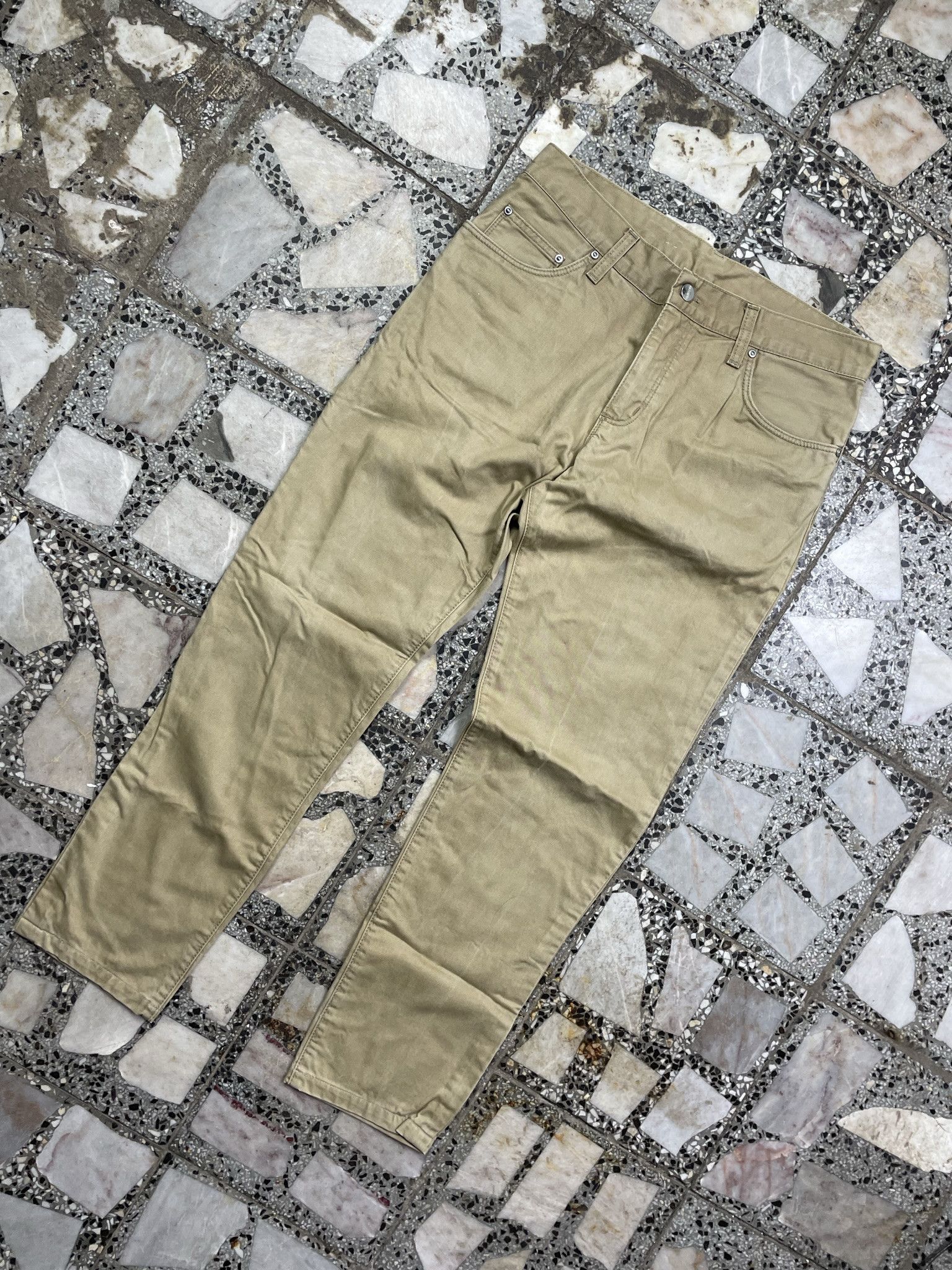 Carhartt × Carhartt Wip VINTAGE CARHARTT SLIM BEIGE BROWN ZIGGY PANTS JEANS 32X32 Size US 32 / EU 48 - 2 Thumbnail