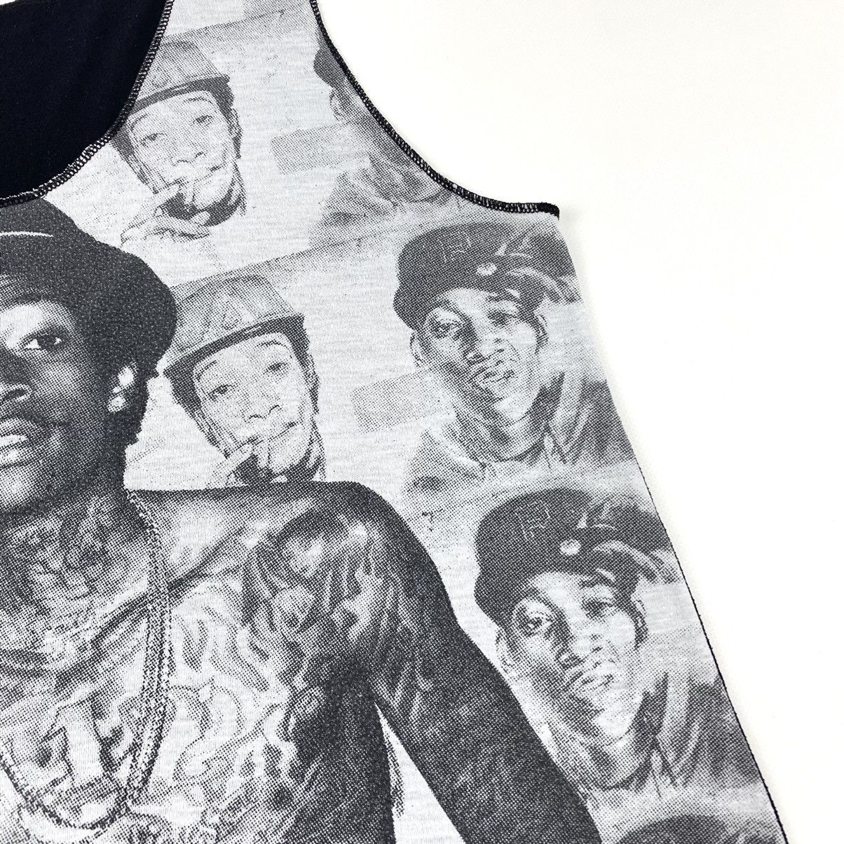 Rap Tees 💥 Rare! 90’s Vintage Wiz Khalifa Tank Full Print Top TShirt Size US M / EU 48-50 / 2 - 6 Thumbnail