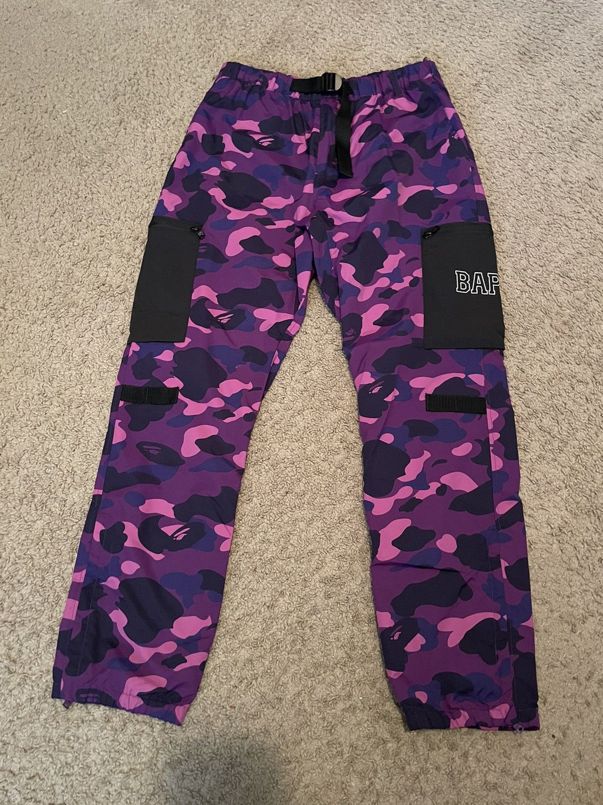 BAPE Color Camo Sweat Pants (FW21) Purple