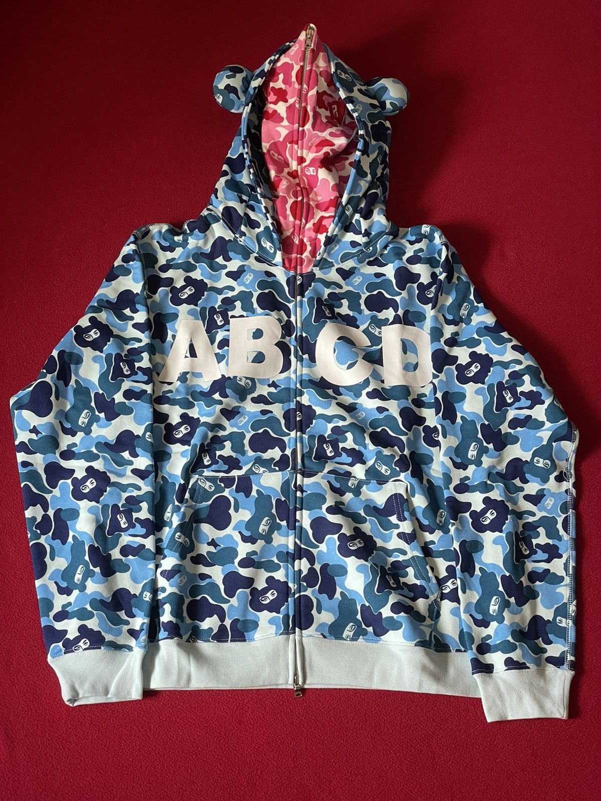 Vintage Jose Wong ABCD full zip double hoodie | Grailed