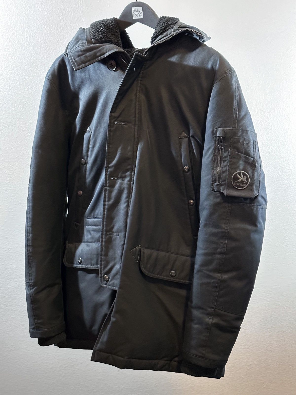 N-3B Tech Aviation Snorkel Parka Caviar Black