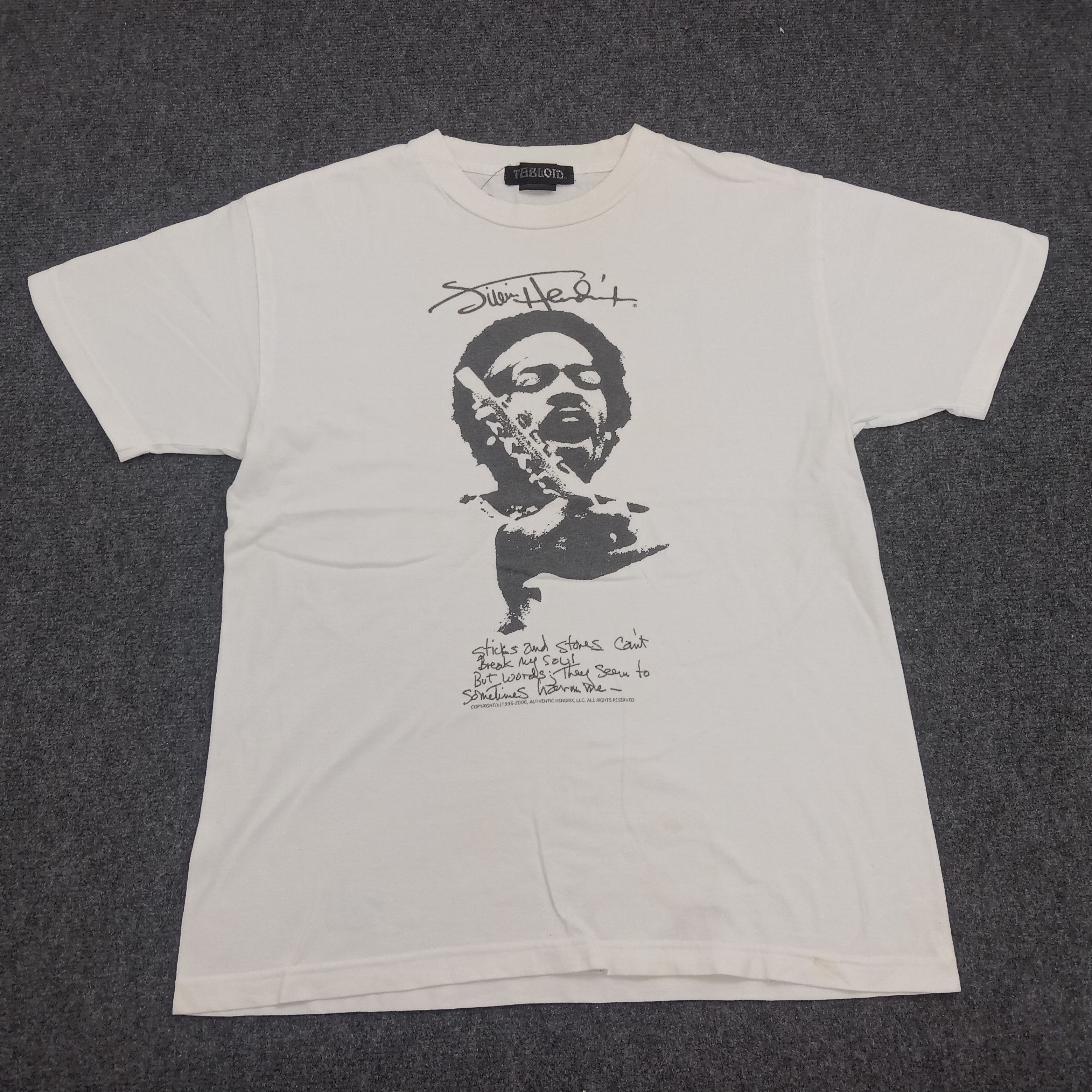 Jimi Hendrix American Guitarist Big Logo T-Shirt