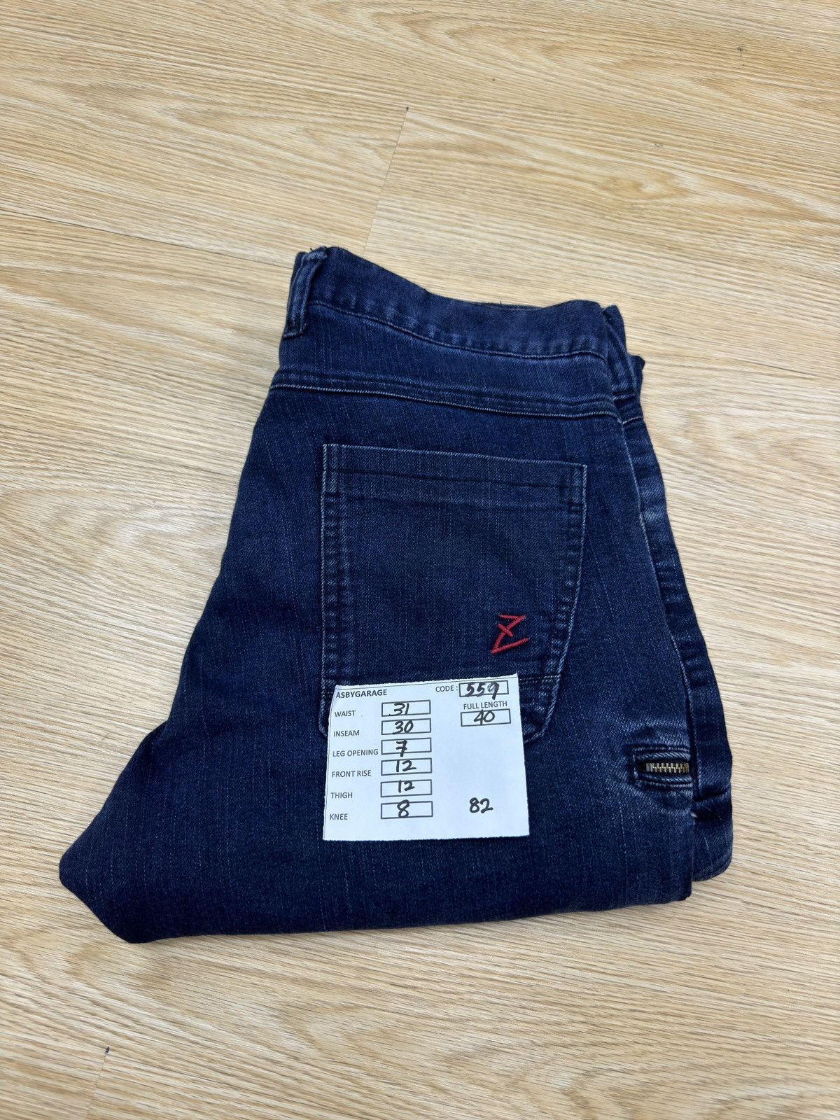 14th Addiction × Beauty Beast × KMRii Japanese Z Dragon Cargo Denim Pant J559 Size US 31 - 9 Thumbnail