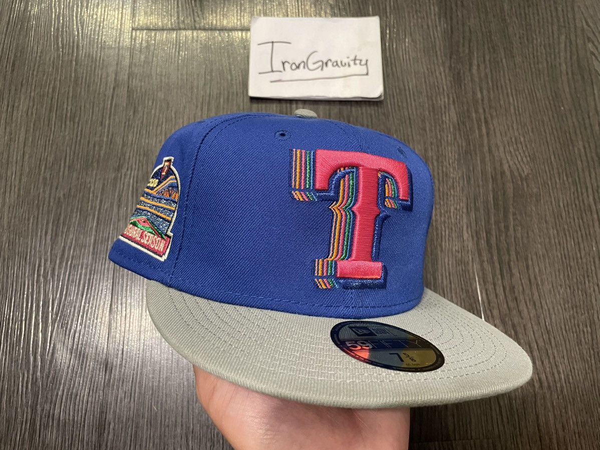 7 5/8 MyFitteds Texas Rangers Tetris Gameboy Inspired Fitted