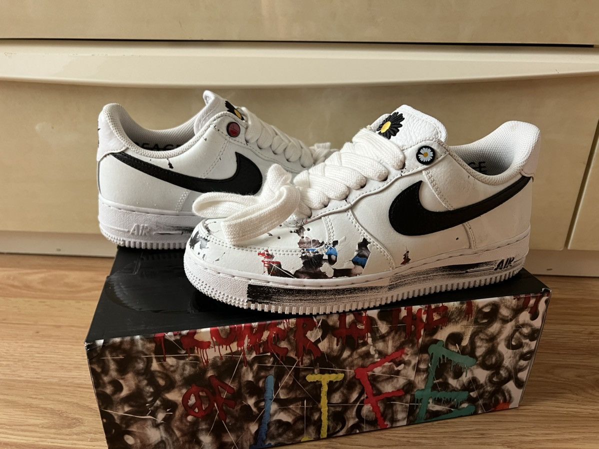 Nike × peaceminusone Af1 Air Force 1 peaceminusone g dragon white | Grailed
