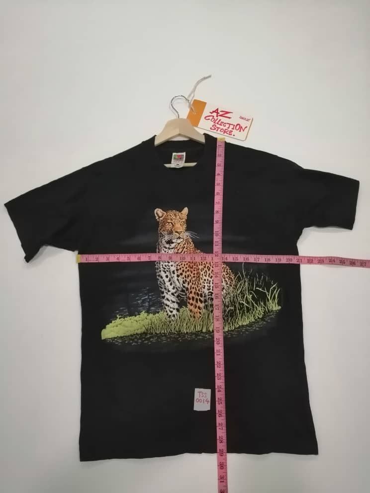 Habitat × Vintage Vintage 90's Cheetah Tee Animal Printed T-Shirts Size US L / EU 52-54 / 3 - 8 Thumbnail