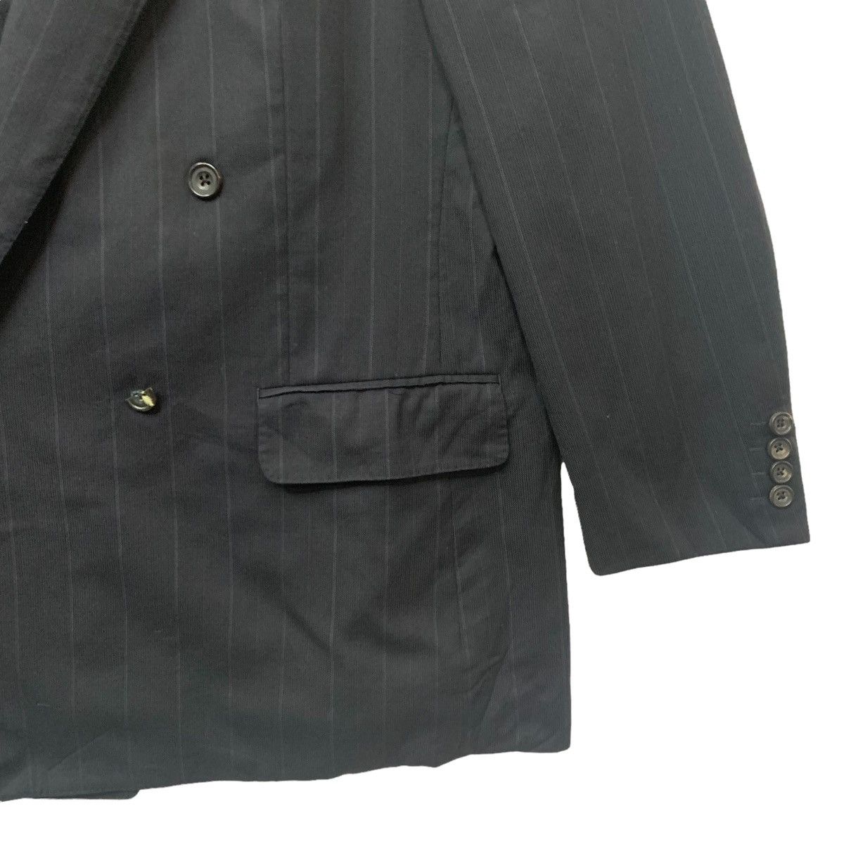 Burberry Vintage Burberrys Tasmania Wool Striped Coat Jacket Size US M / EU 48-50 / 2 - 5 Thumbnail