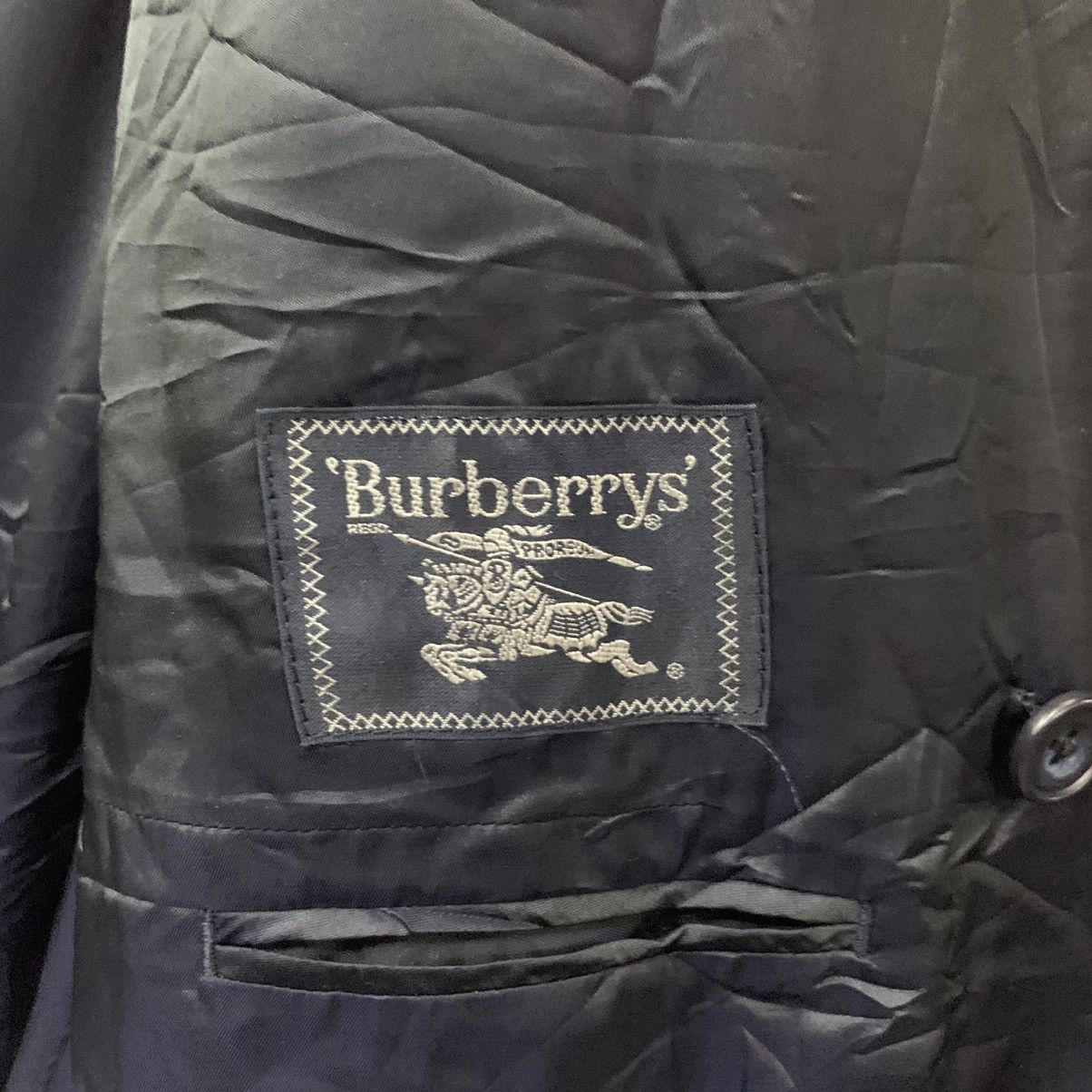 Burberry Vintage Burberrys Tasmania Wool Striped Coat Jacket Size US M / EU 48-50 / 2 - 9 Thumbnail