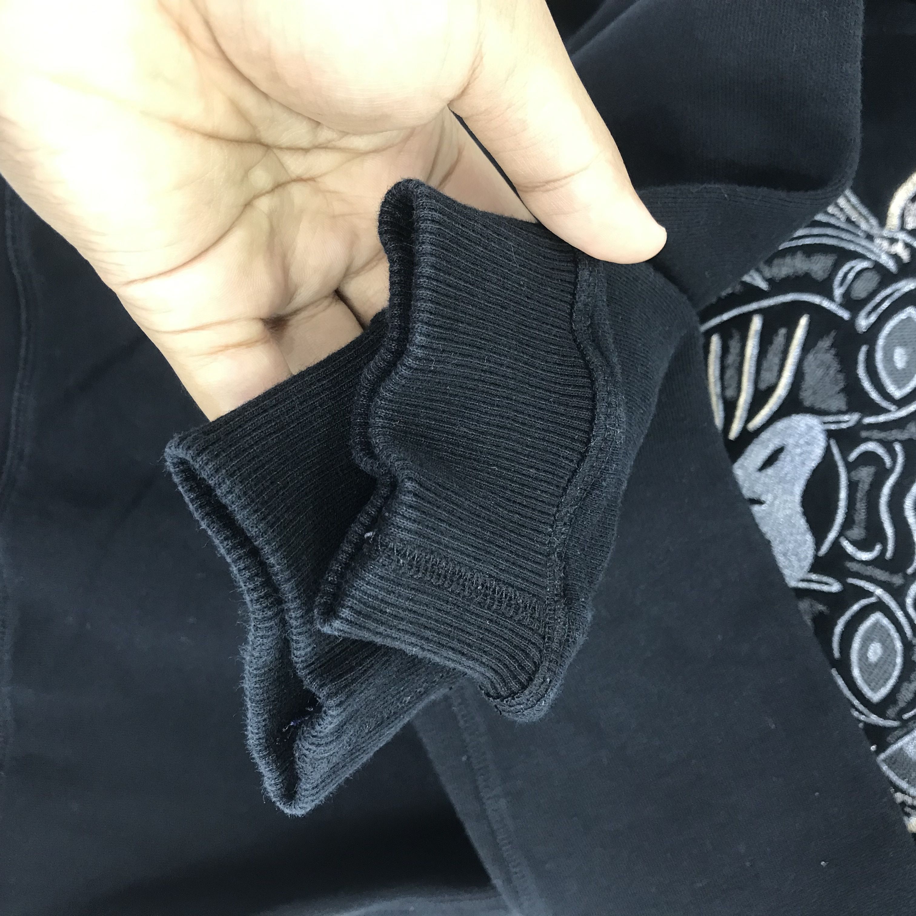 Vintage Kenzo Paris Embroidery Logo Black Sweatshirts Size US S / EU 44-46 / 1 - 6 Thumbnail