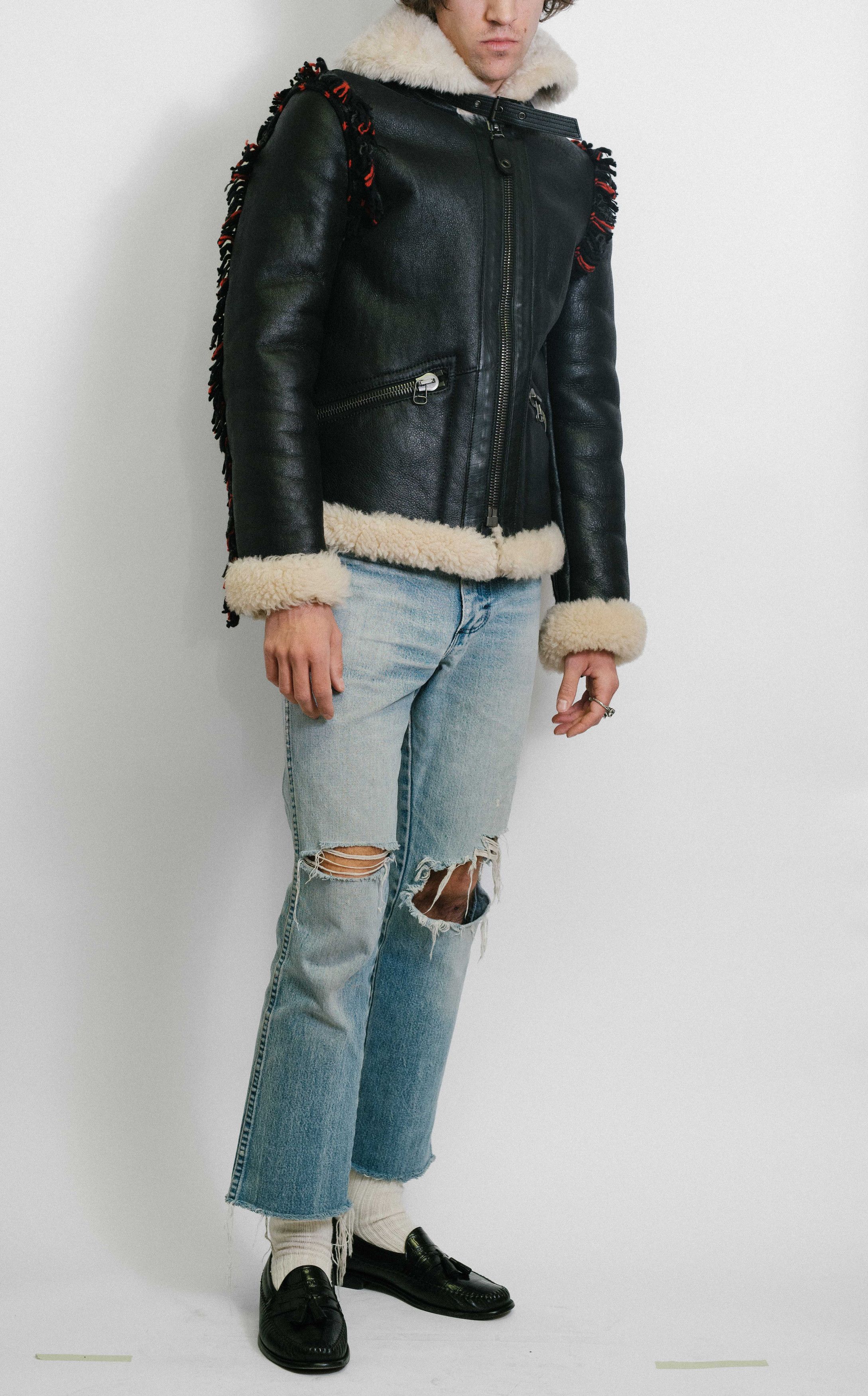 Lanvin Lanvin Leather Jacket Fur Shearling - Runway Piece - NEW Size US S / EU 44-46 / 1 - 2 Thumbnail