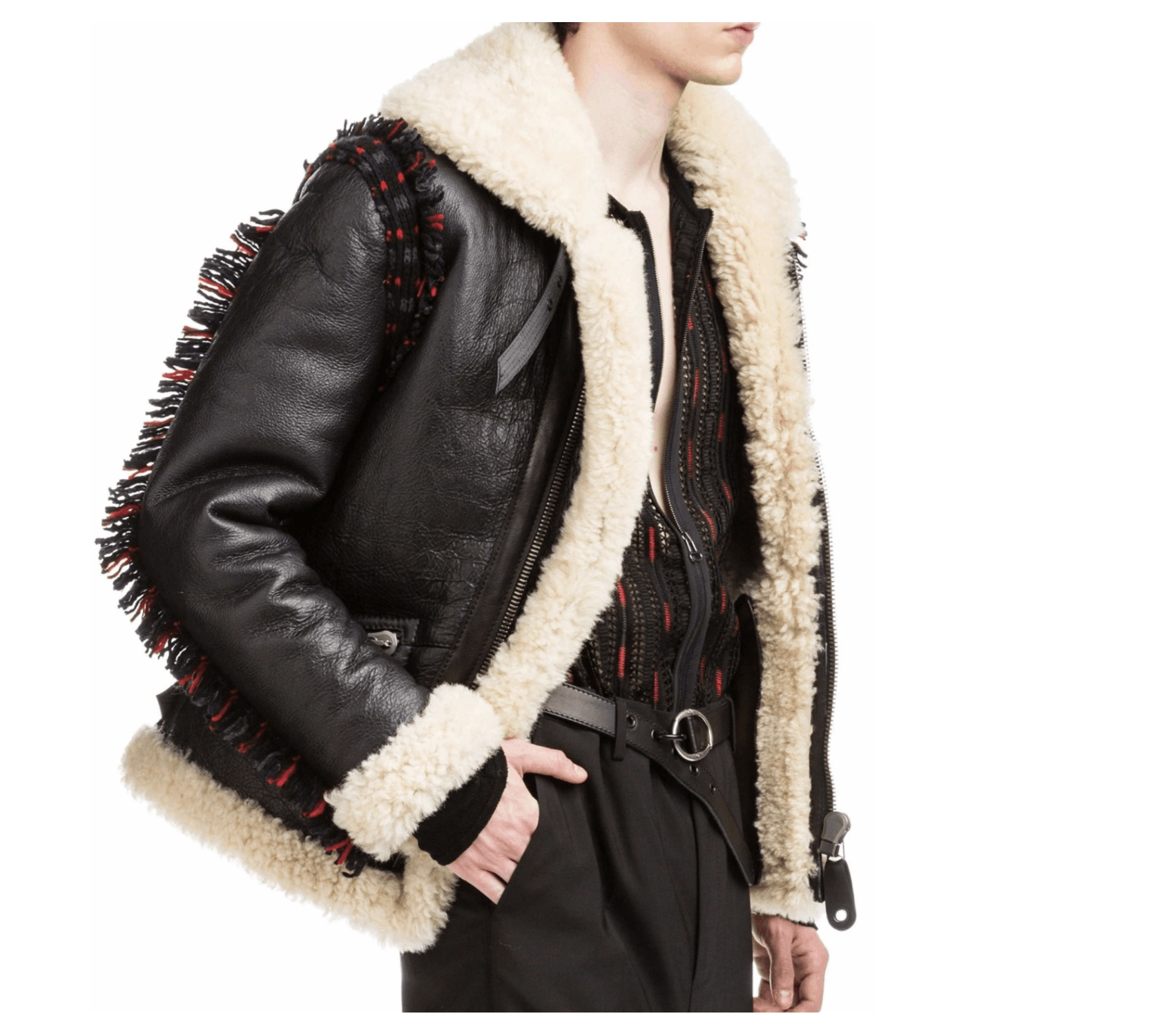 Lanvin Lanvin Leather Jacket Fur Shearling - Runway Piece - NEW Size US S / EU 44-46 / 1 - 19 Thumbnail