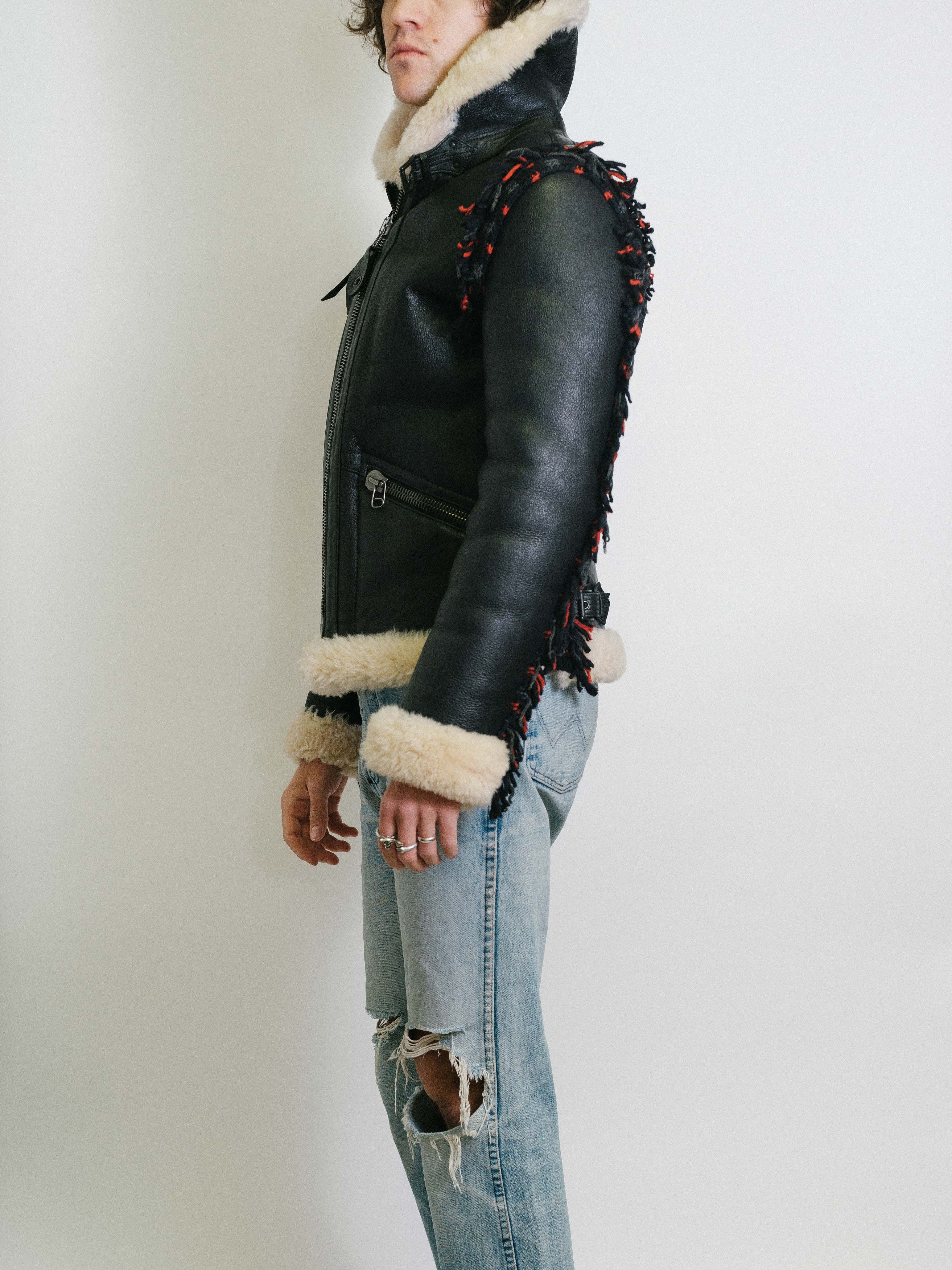 Lanvin Lanvin Leather Jacket Fur Shearling - Runway Piece - NEW Size US S / EU 44-46 / 1 - 5 Thumbnail