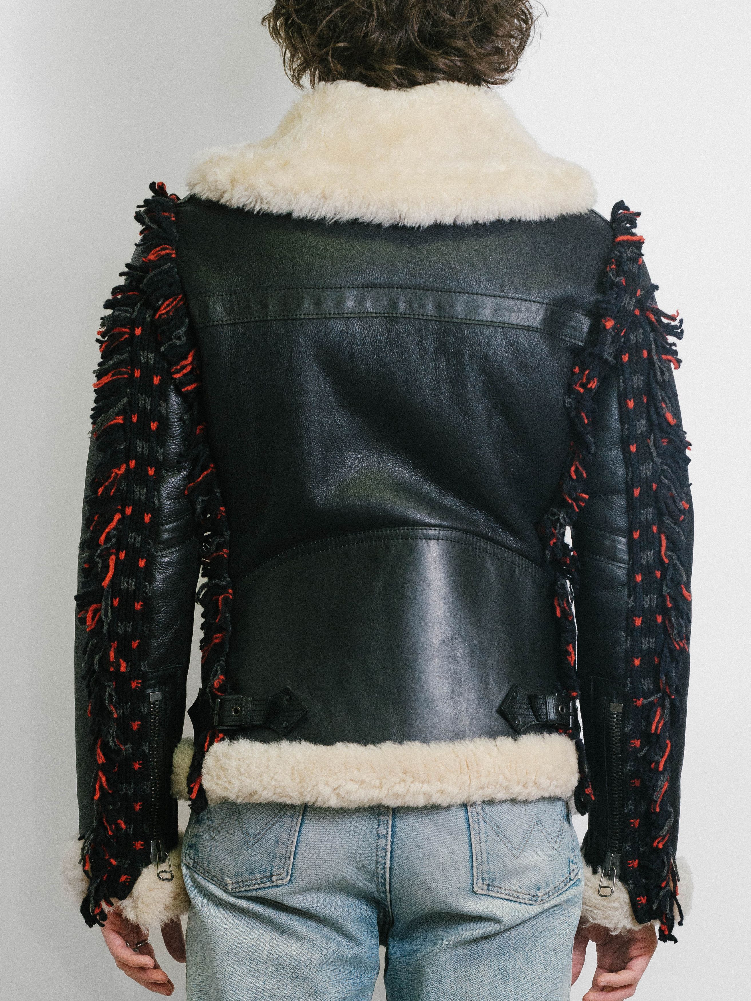 Lanvin Lanvin Leather Jacket Fur Shearling - Runway Piece - NEW Size US S / EU 44-46 / 1 - 3 Thumbnail