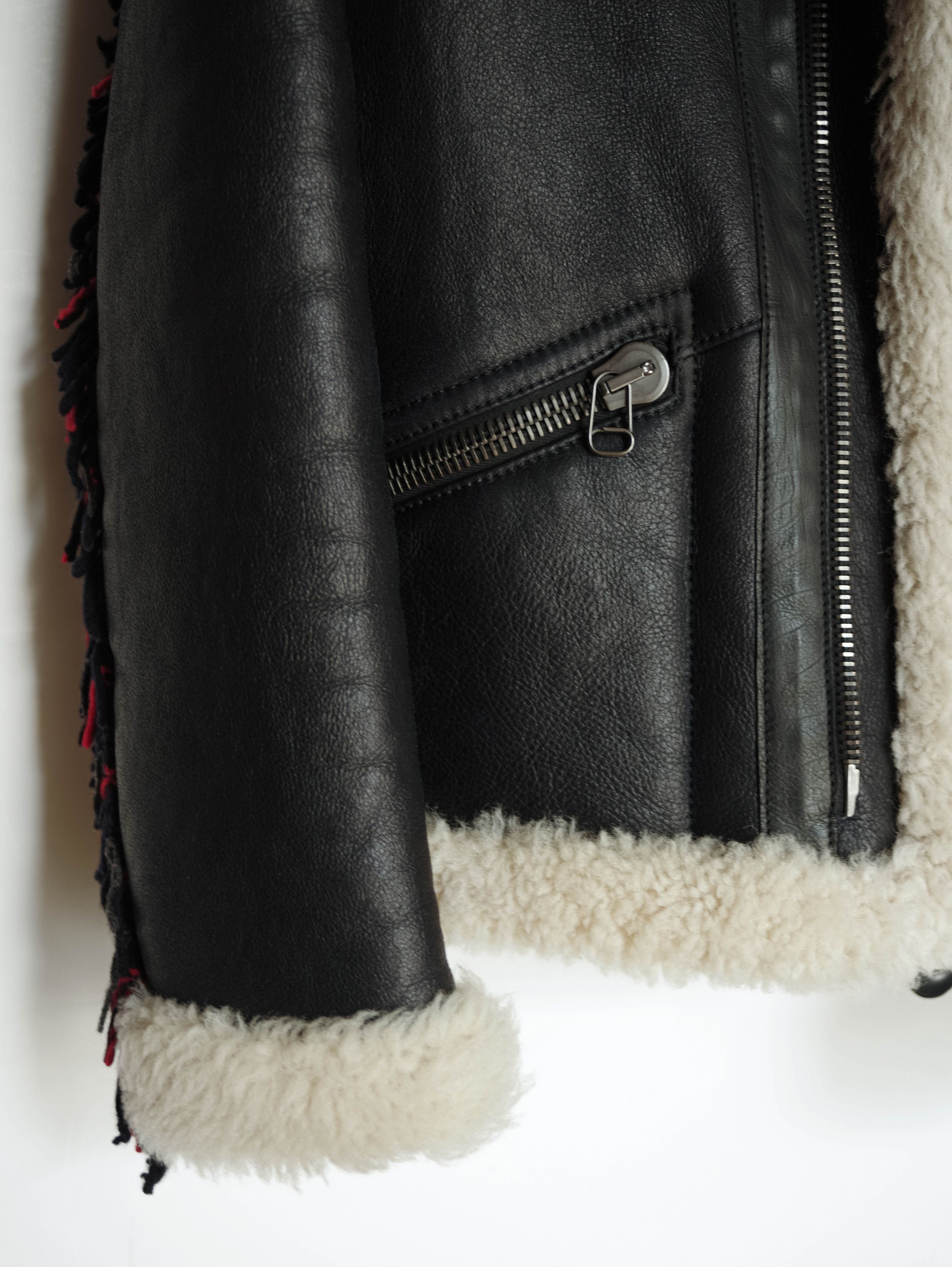 Lanvin Lanvin Leather Jacket Fur Shearling - Runway Piece - NEW Size US S / EU 44-46 / 1 - 11 Thumbnail