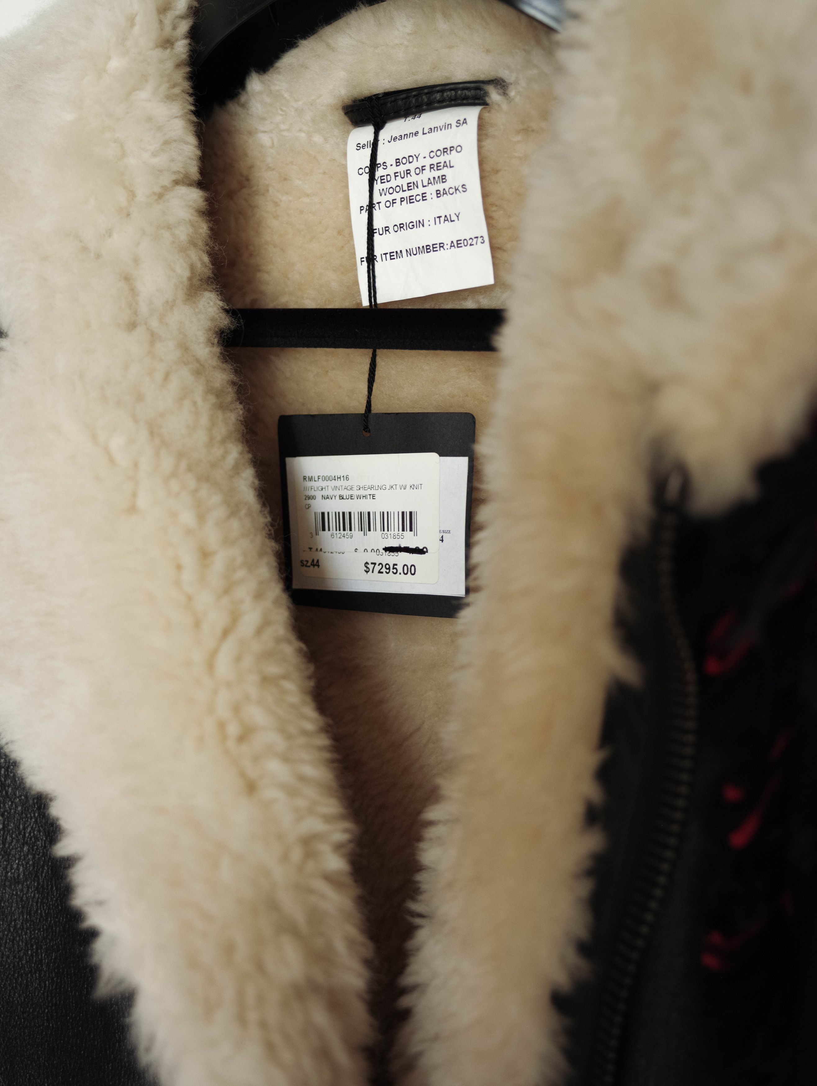 Lanvin Lanvin Leather Jacket Fur Shearling - Runway Piece - NEW Size US S / EU 44-46 / 1 - 10 Thumbnail