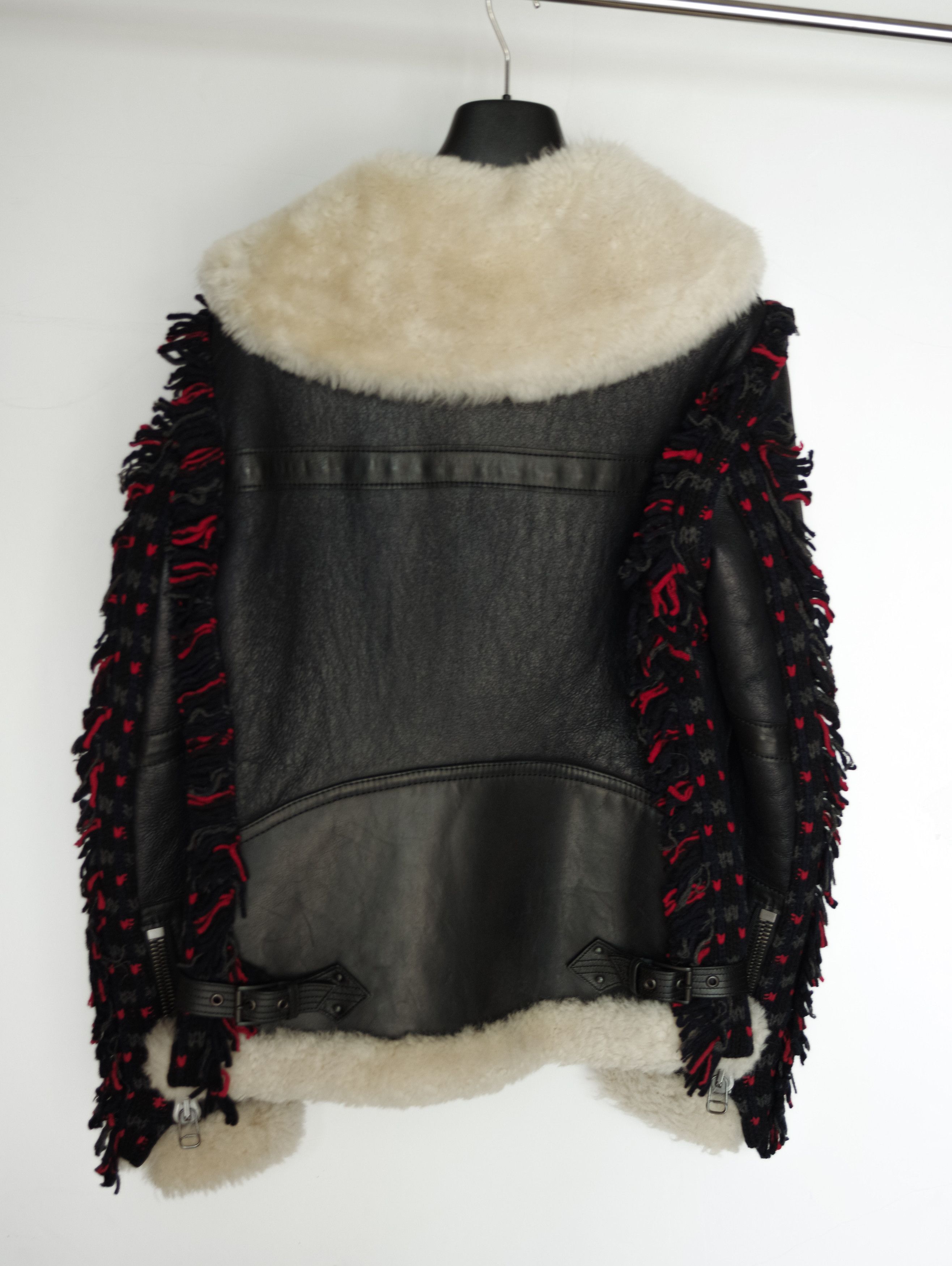 Lanvin Lanvin Leather Jacket Fur Shearling - Runway Piece - NEW Size US S / EU 44-46 / 1 - 12 Thumbnail