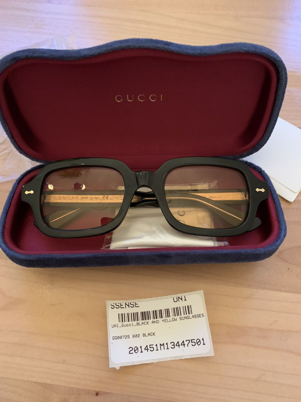Gucci Vintage Square Frame Sunglasses