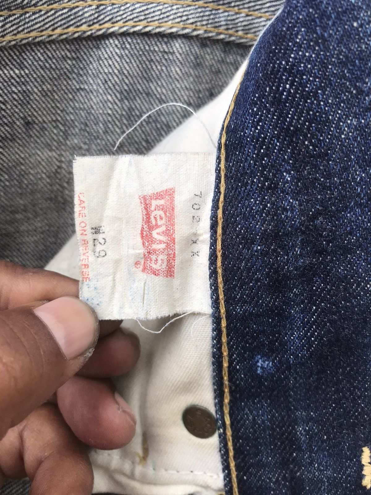 パンツ LEVIS 702xx BIG E denim 29 en LEVIS 702xx BIG E denim 29 en 90's LEVI'S 702XX.W27(MADE IN JAPAN