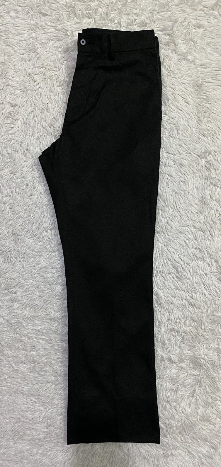 A.P.C. × Vintage A.P.C Vintage Black Polyester + Cotton Pants Made in Japan Size US 28 / EU 44 - 3 Thumbnail