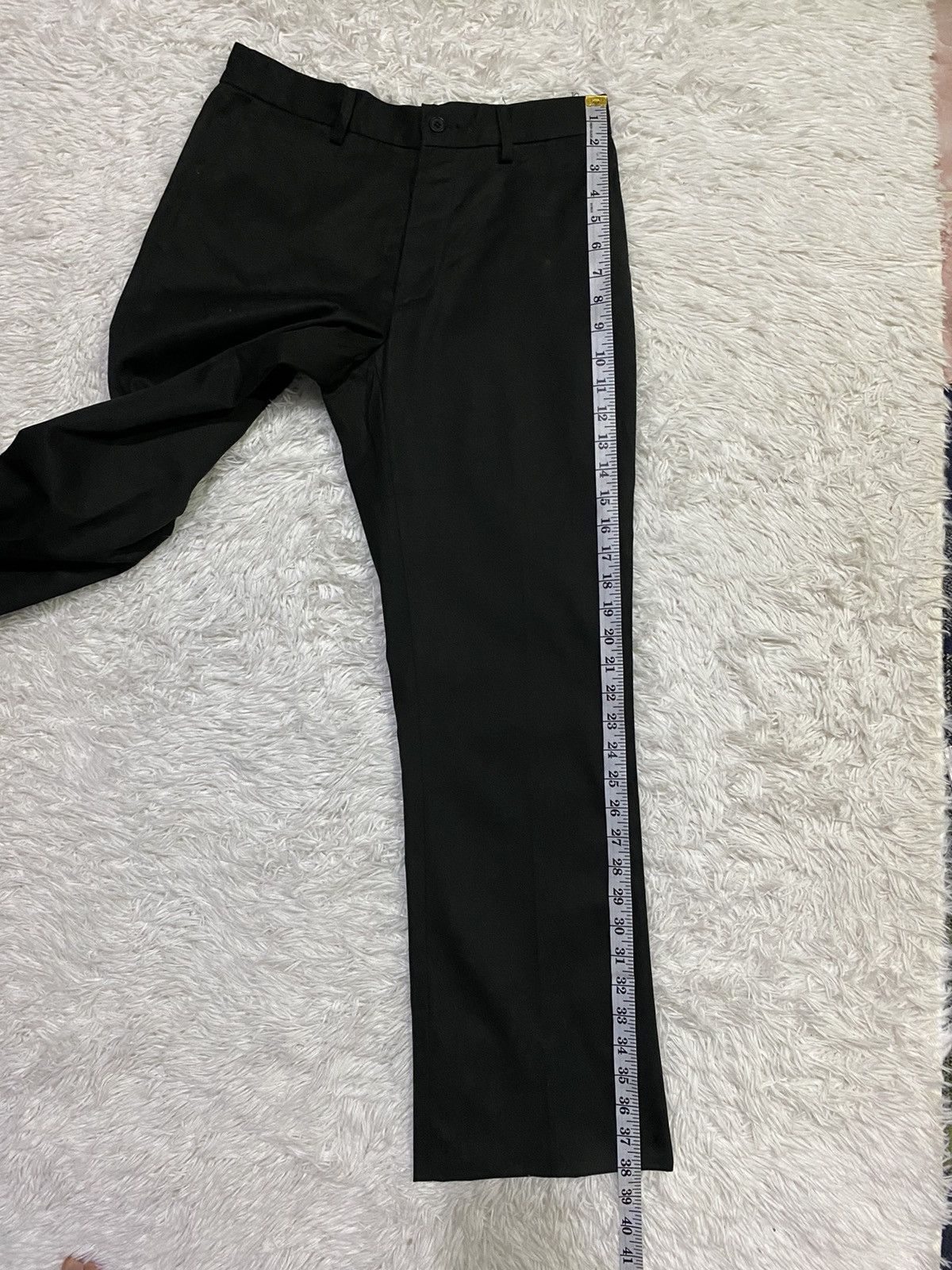 A.P.C. × Vintage A.P.C Vintage Black Polyester + Cotton Pants Made in Japan Size US 28 / EU 44 - 19 Thumbnail