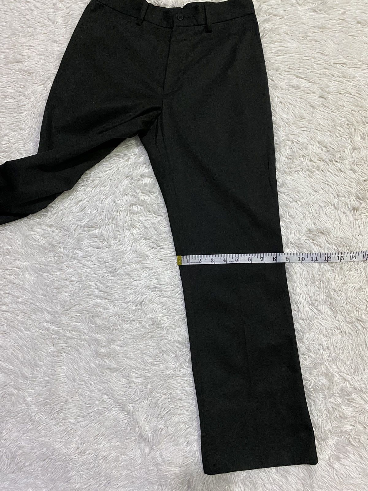 A.P.C ヴィンテージ A.P.C Vintage Black Polyester + Cotton Pants Made in Japan