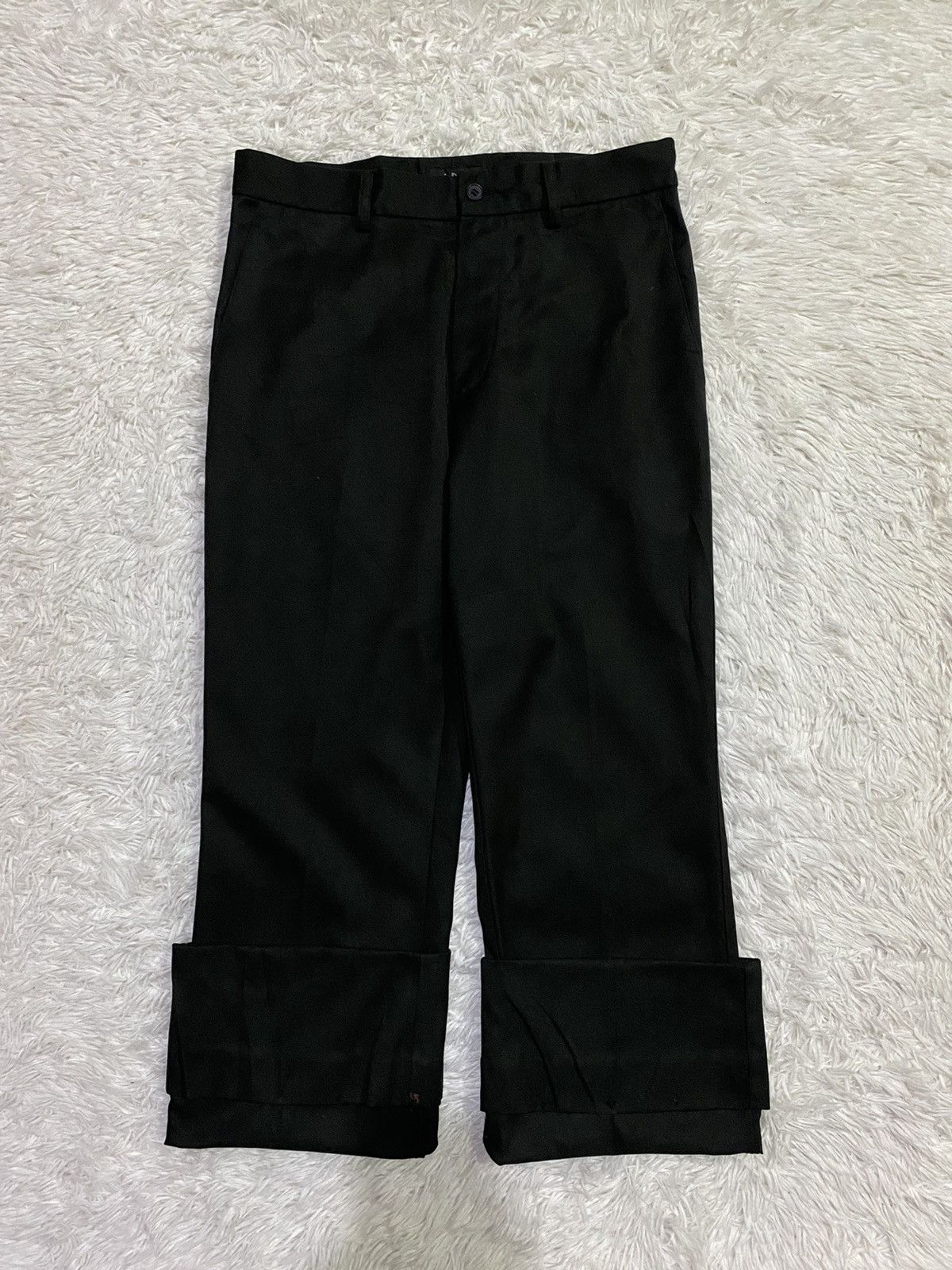 A.P.C. × Vintage A.P.C Vintage Black Polyester + Cotton Pants Made in Japan Size US 28 / EU 44 - 7 Thumbnail