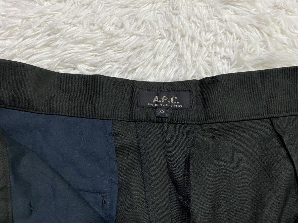 A.P.C. × Vintage A.P.C Vintage Black Polyester + Cotton Pants Made in Japan Size US 28 / EU 44 - 8 Thumbnail