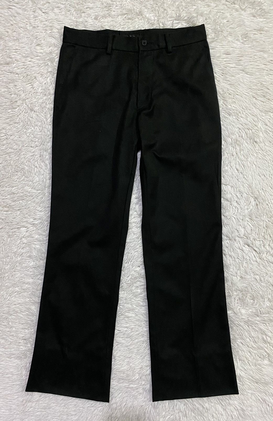 A.P.C. × Vintage A.P.C Vintage Black Polyester + Cotton Pants Made in Japan Size US 28 / EU 44 - 1 Thumbnail