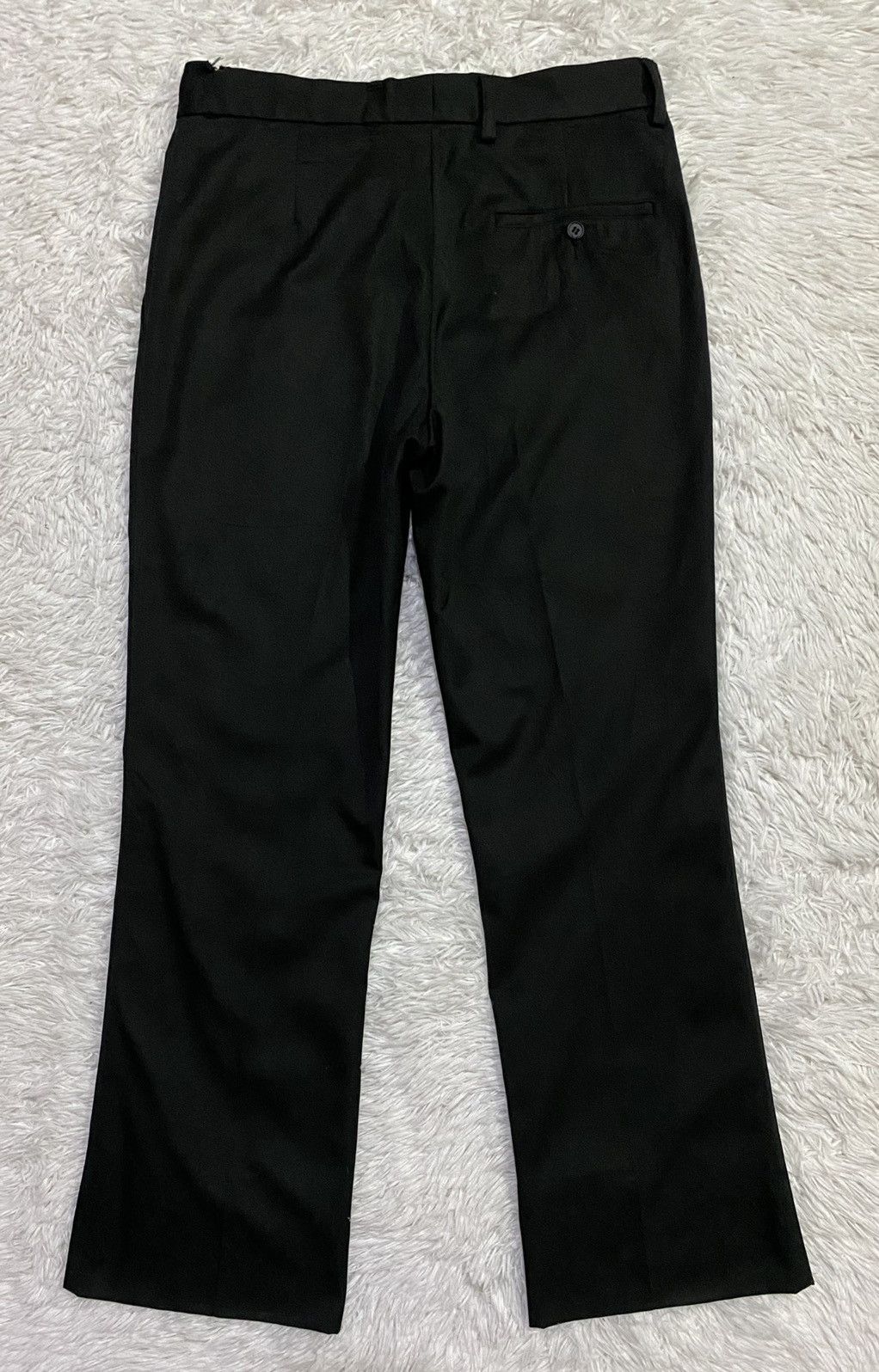 A.P.C. × Vintage A.P.C Vintage Black Polyester + Cotton Pants Made in Japan Size US 28 / EU 44 - 2 Thumbnail