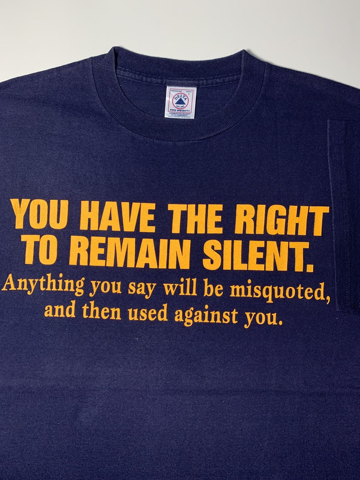 1990s Remain Silent Tee
