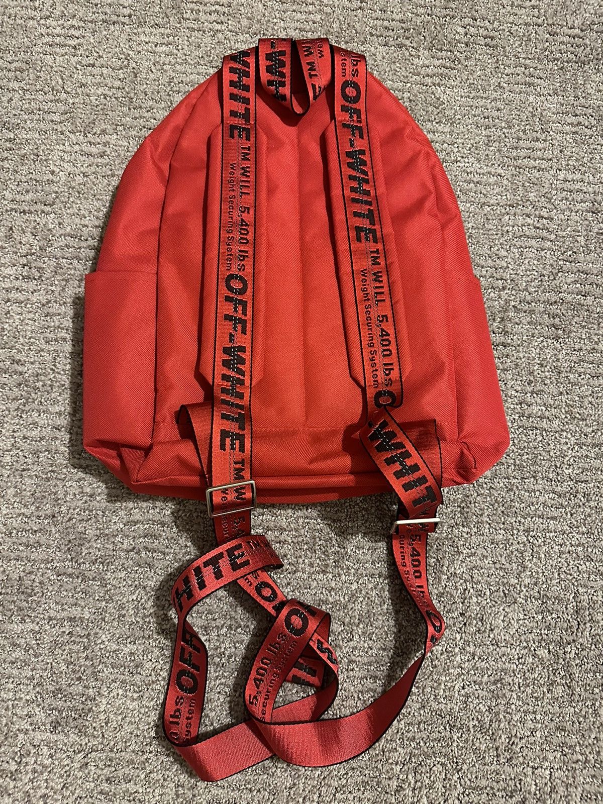 Off White Off White Red Mona Lisa Backpack Grailed