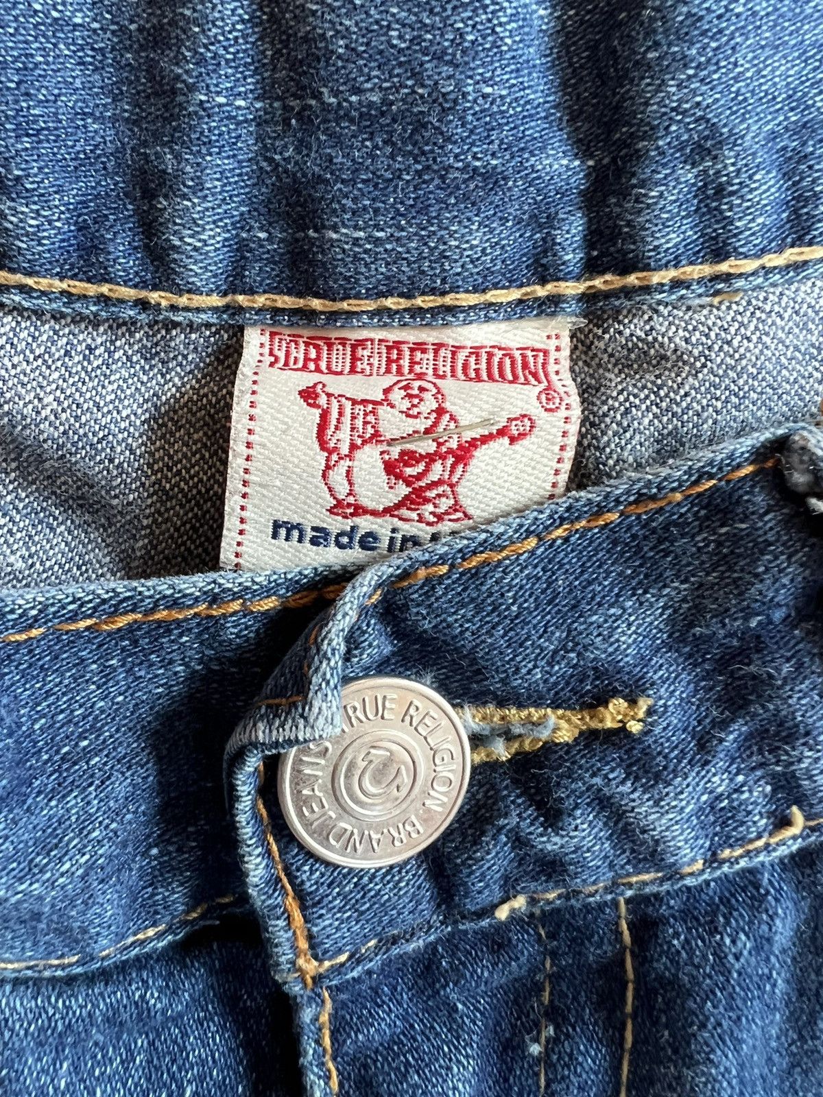True Religion Vintage True Religion Shorts Size US 33 - 8 Thumbnail