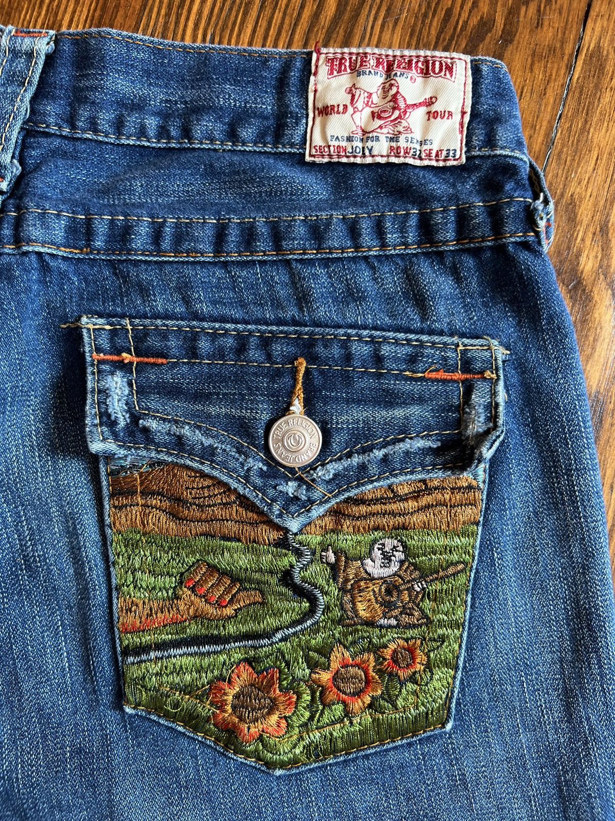 True Religion Vintage True Religion Shorts Size US 33 - 1 Thumbnail