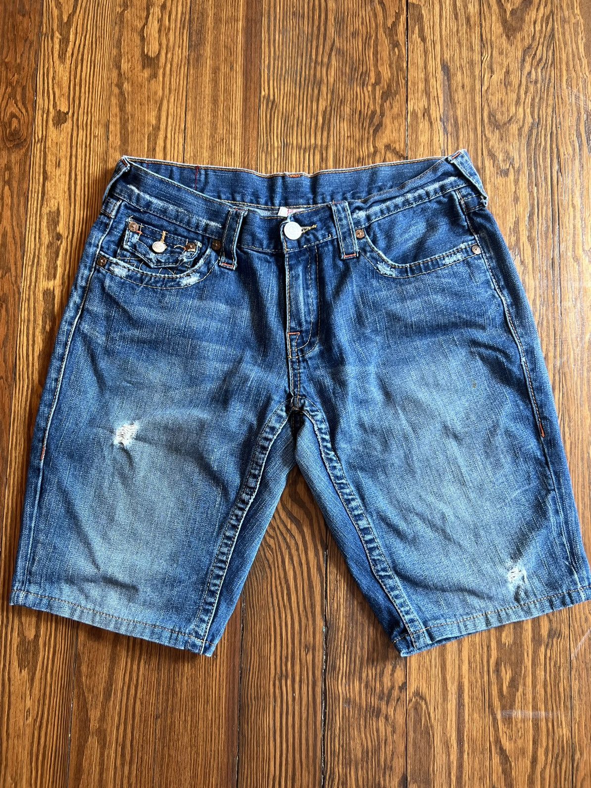 True Religion Vintage True Religion Shorts Size US 33 - 6 Thumbnail