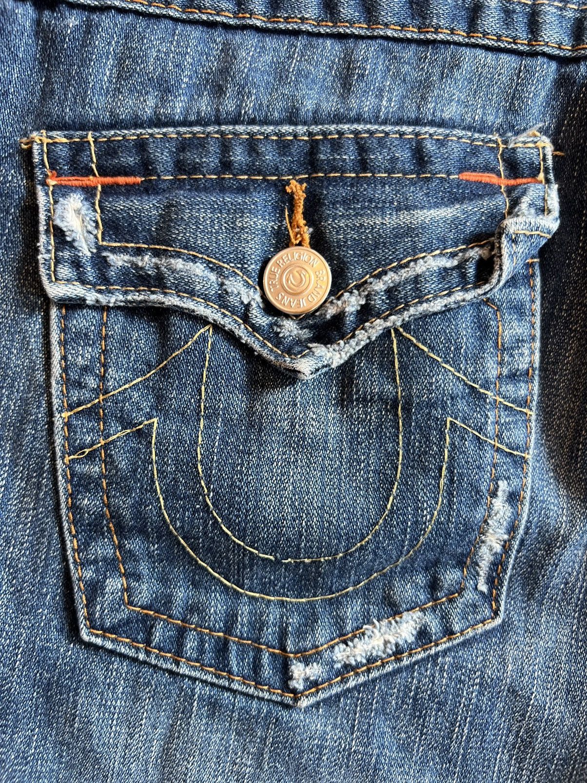 True Religion Vintage True Religion Shorts Size US 33 - 5 Thumbnail