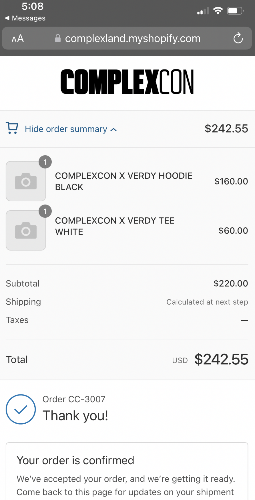 Complex ComplexCon x Verdy 2022 Official Merch Tee Size US L / EU 52-54 / 3 - 4 Thumbnail