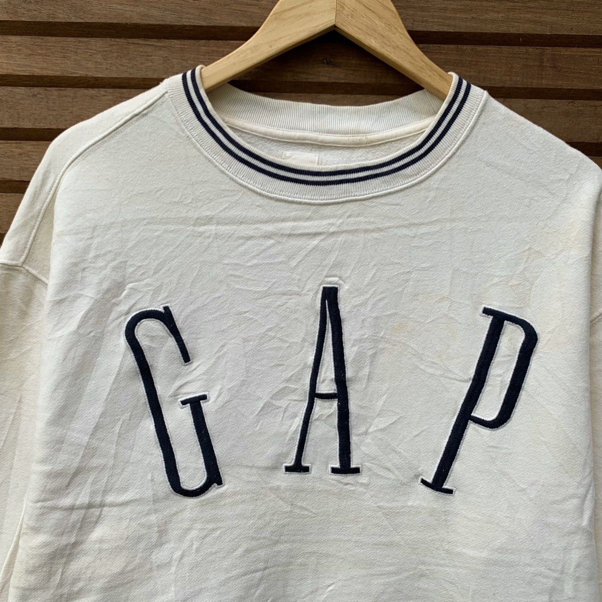 Gap Gap Sweatshirt Embroidered Big Logo Size US L / EU 52-54 / 3 - 4 Thumbnail