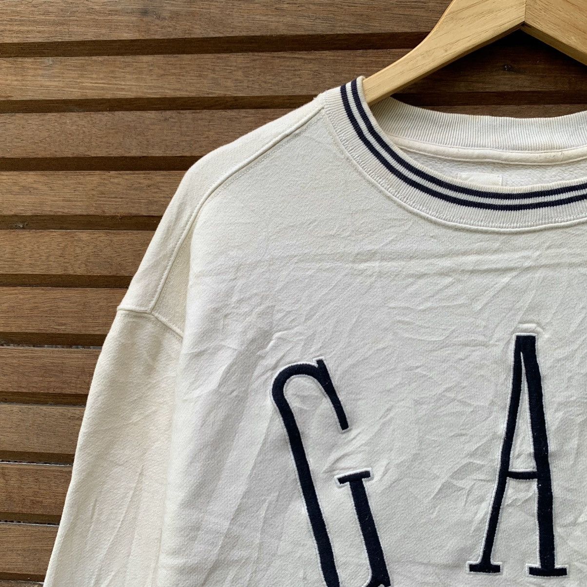 Gap Gap Sweatshirt Embroidered Big Logo Size US L / EU 52-54 / 3 - 3 Thumbnail