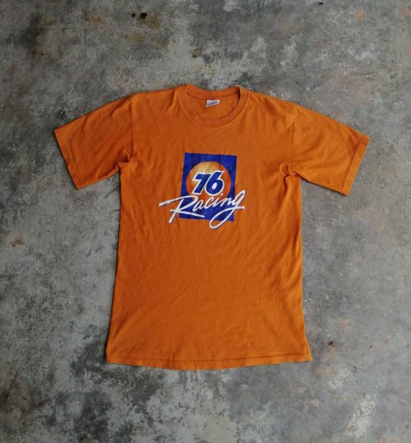 Vintage Vintage 90s 76 Lubricant Racing Tees Size US S / EU 44-46 / 1 - 1 Thumbnail