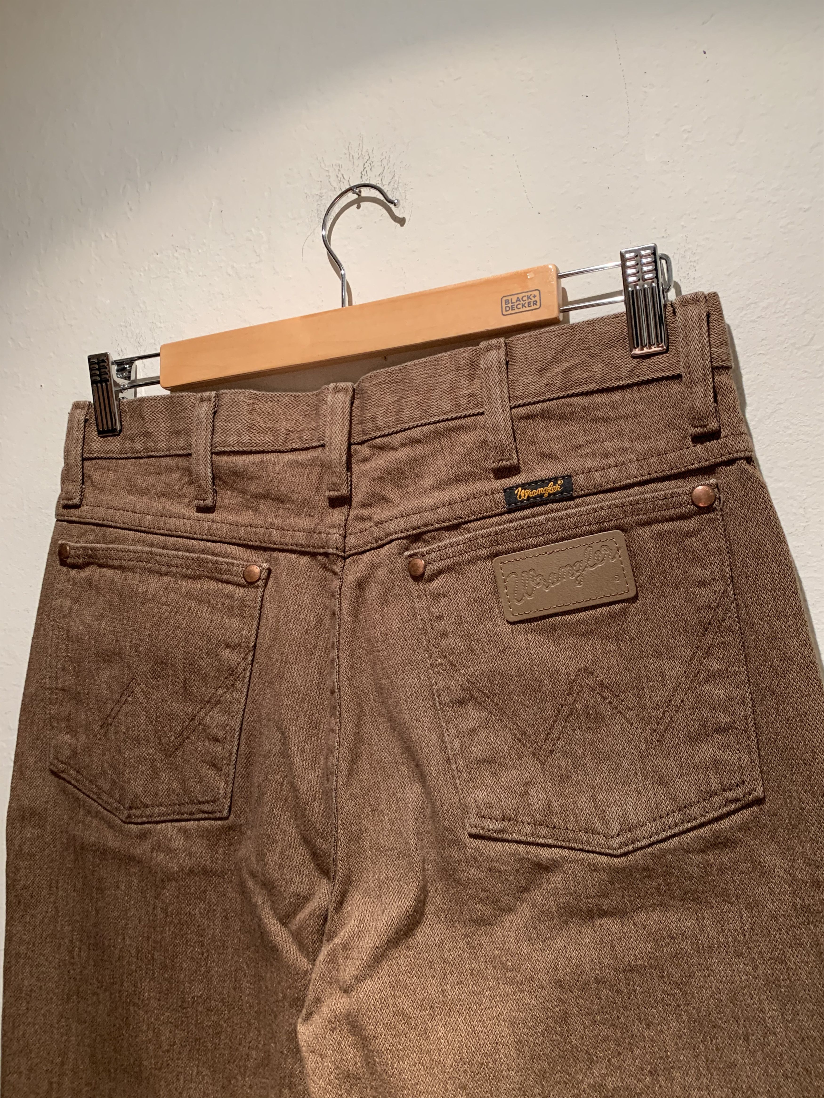 Wrangler *RARE* Wrangler Brown Grain Weave Jeans Pants Size US 31 - 7 Thumbnail