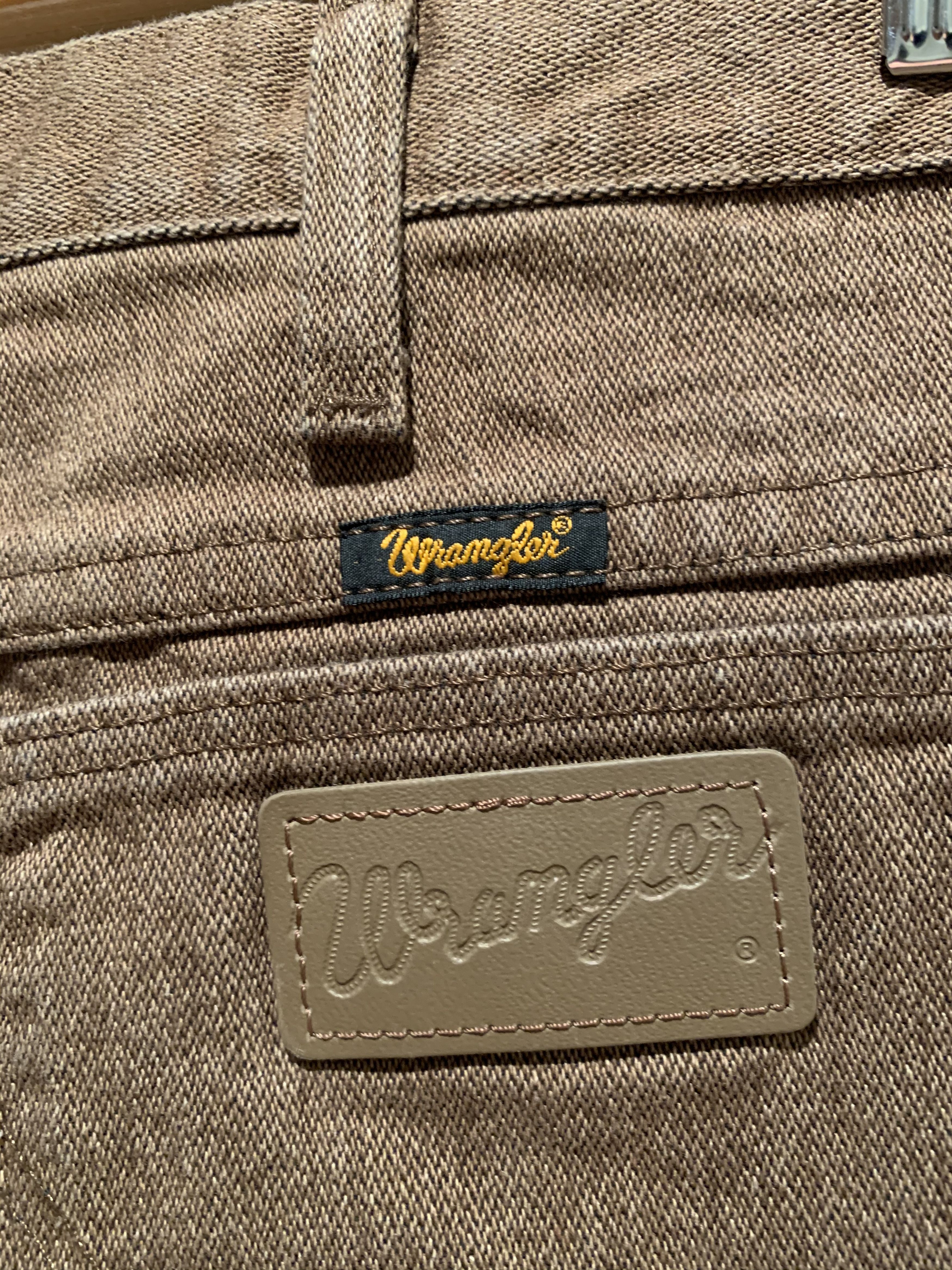 Wrangler *RARE* Wrangler Brown Grain Weave Jeans Pants Size US 31 - 5 Thumbnail