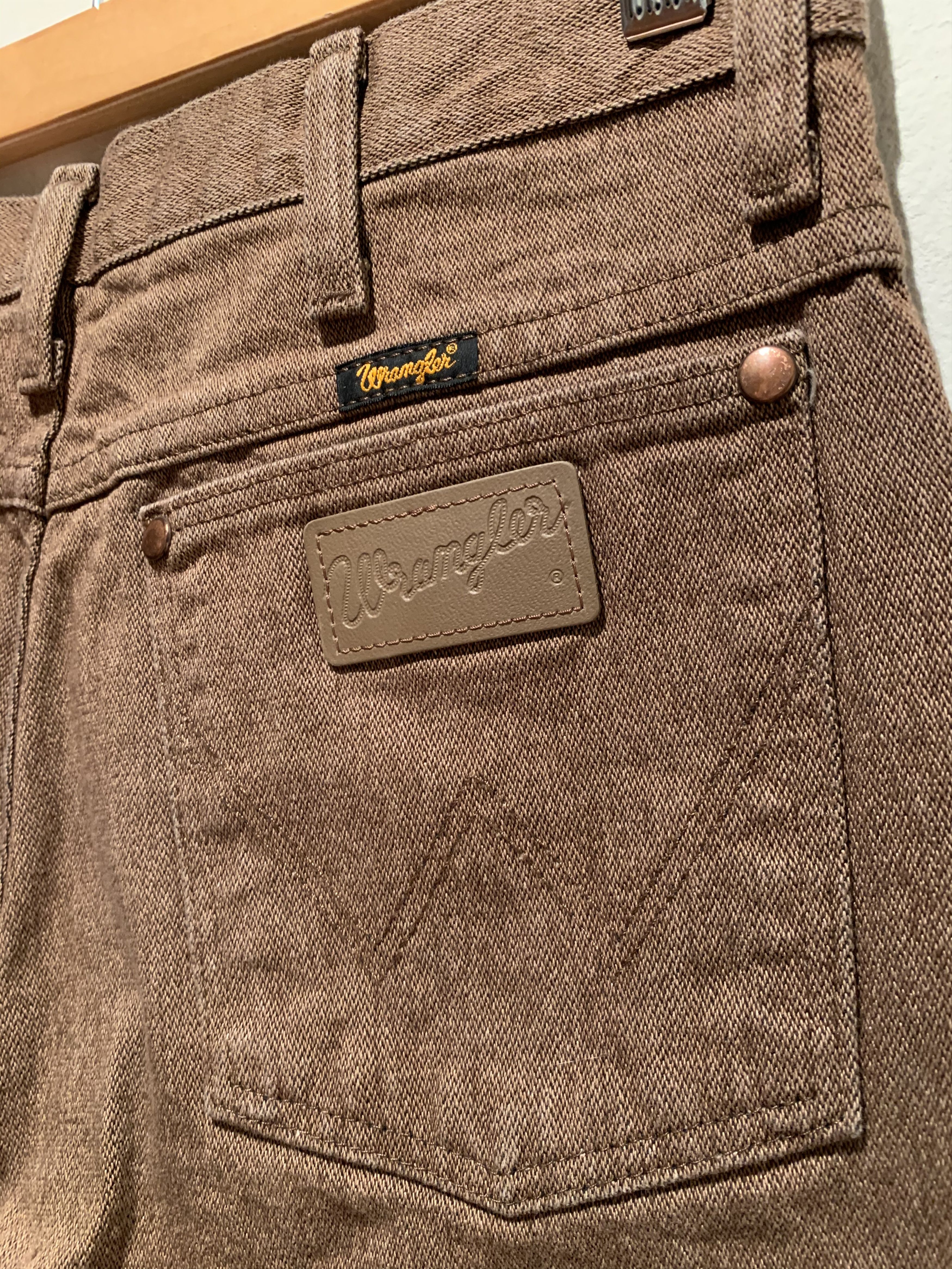 Wrangler *RARE* Wrangler Brown Grain Weave Jeans Pants Size US 31 - 4 Thumbnail
