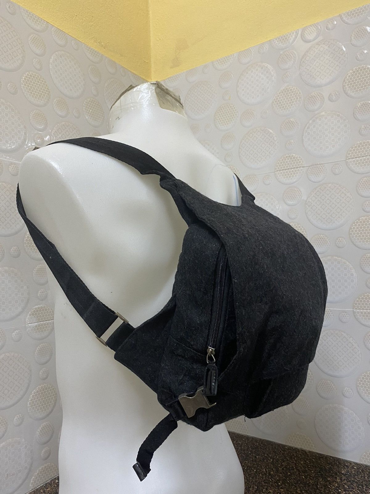 Japanese Brand VINTAGE BAGPACK WOOL DESIGN Size ONE SIZE - 3 Thumbnail