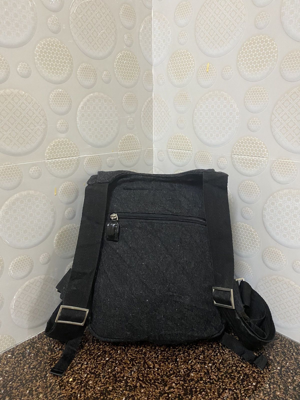 Japanese Brand VINTAGE BAGPACK WOOL DESIGN Size ONE SIZE - 5 Thumbnail