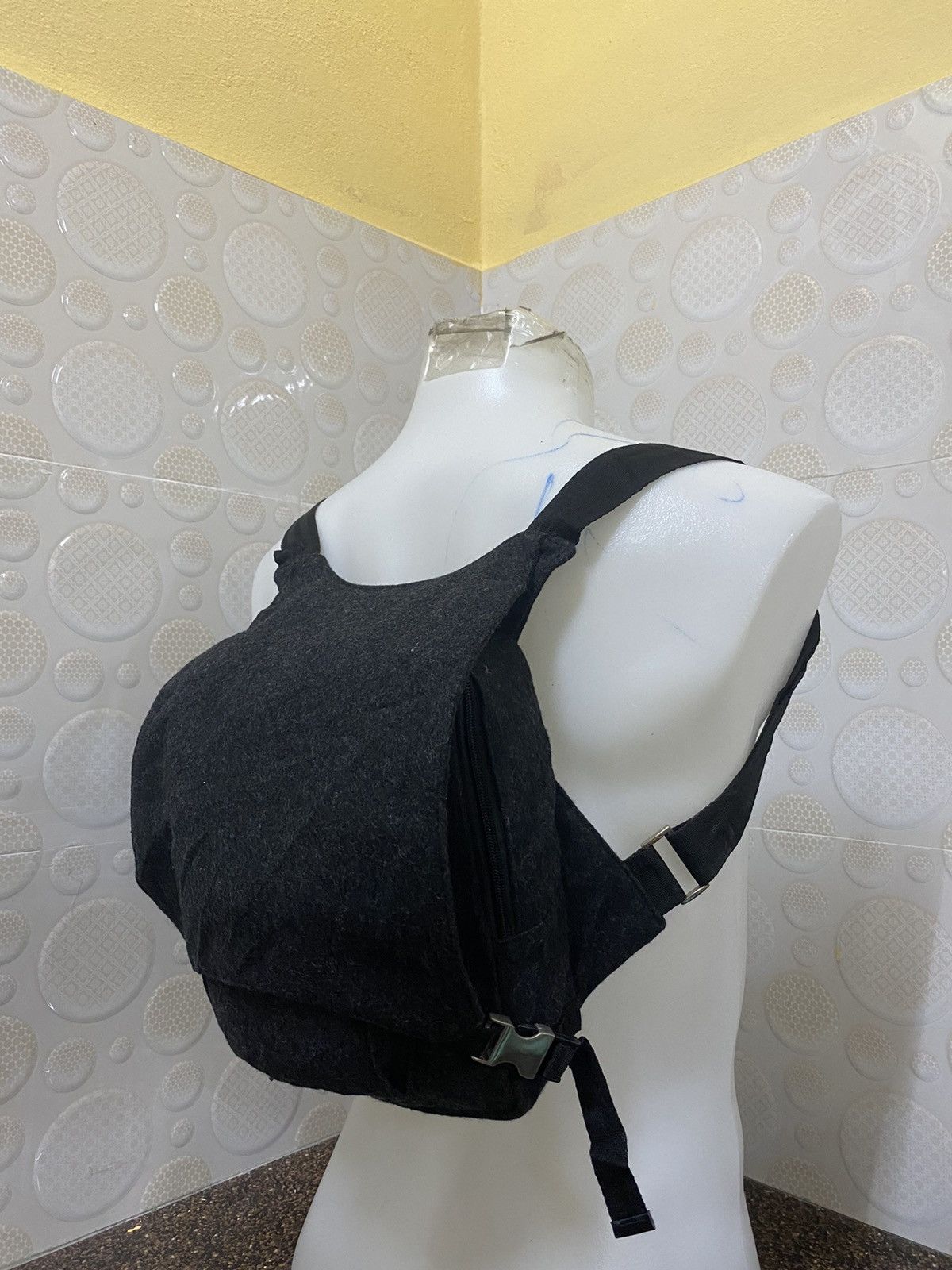 Japanese Brand VINTAGE BAGPACK WOOL DESIGN Size ONE SIZE - 2 Thumbnail