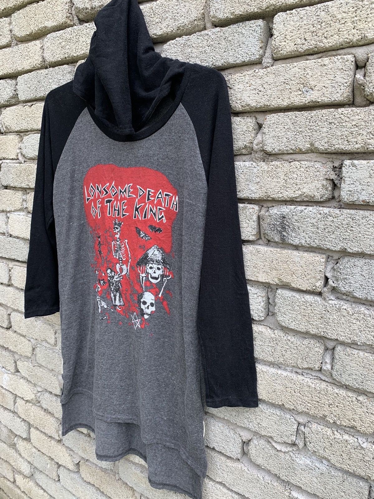 Japanese Brand Lonsome Death OF The King Hoodie Shirt Size US L / EU 52-54 / 3 - 6 Thumbnail